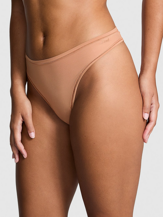 Base Stretch Thong Panty (Toffee)