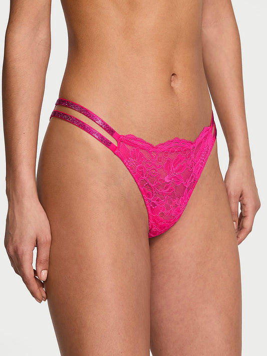 Double Shine Strap Lace Brazilian Panty (Copy)