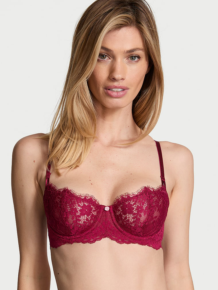 VICTORIA SECRET Dream Angels Wicked Unlined Lace Balconette Bra