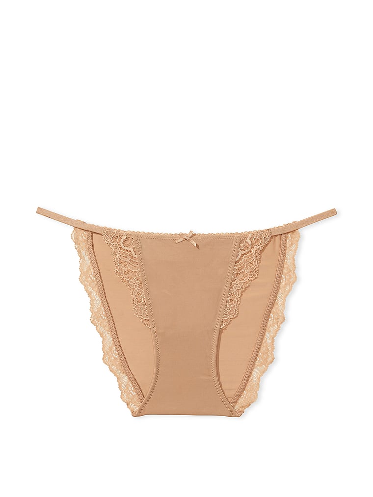 Smooth & Lace Mini String Bikini Panty