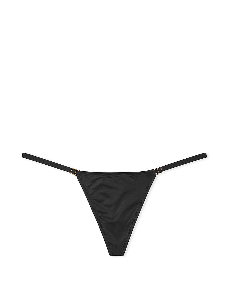 Starstruck Hardware Adjustable V-String Panty (BlackCopy)