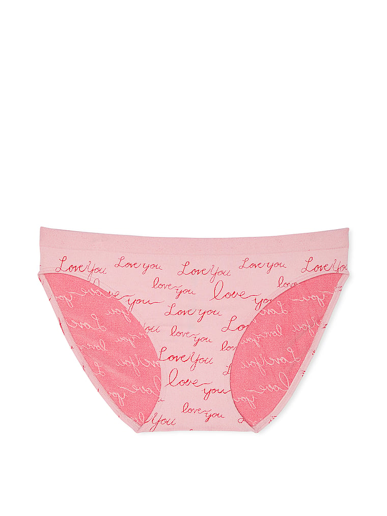 Seamless Bikini Panty (I Love You Script)