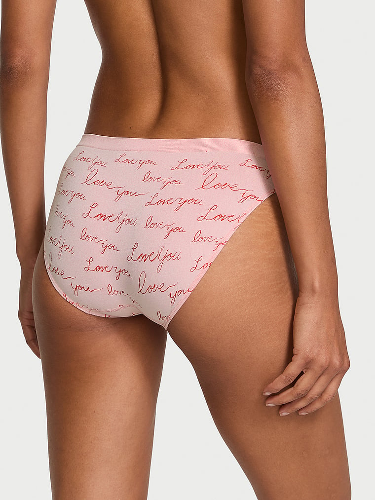 Seamless Bikini Panty (I Love You Script)