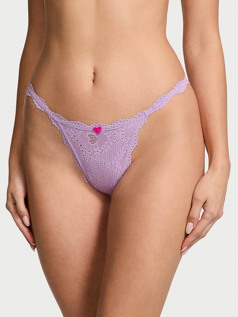 Victoria Secret Stretch Cotton V-String Panty