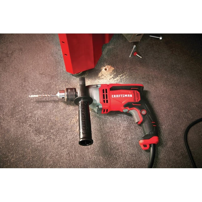 CRAFTSMAN 1/2-in 7-Amp Variable Hammer Drill (Charger Not Included)