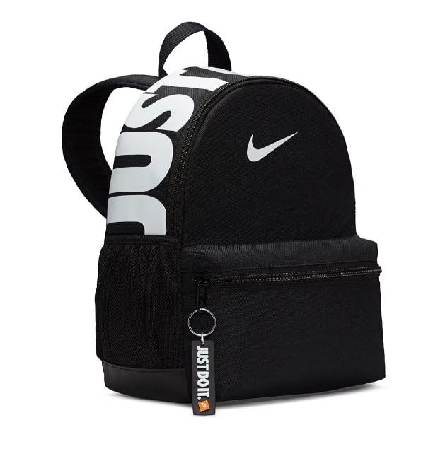 Nike Brasilia JDI Mini Mochila - Negro/Blanco, Negro/Blanco, Moderno N0025