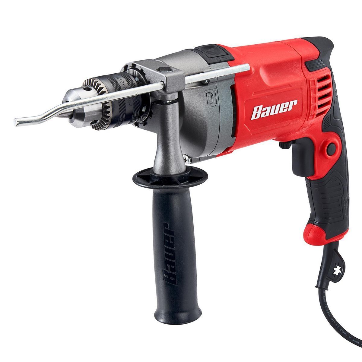 BAUER 7.5  Amp 1/2 in.  Variable-Speed Hammer Drill  L0014