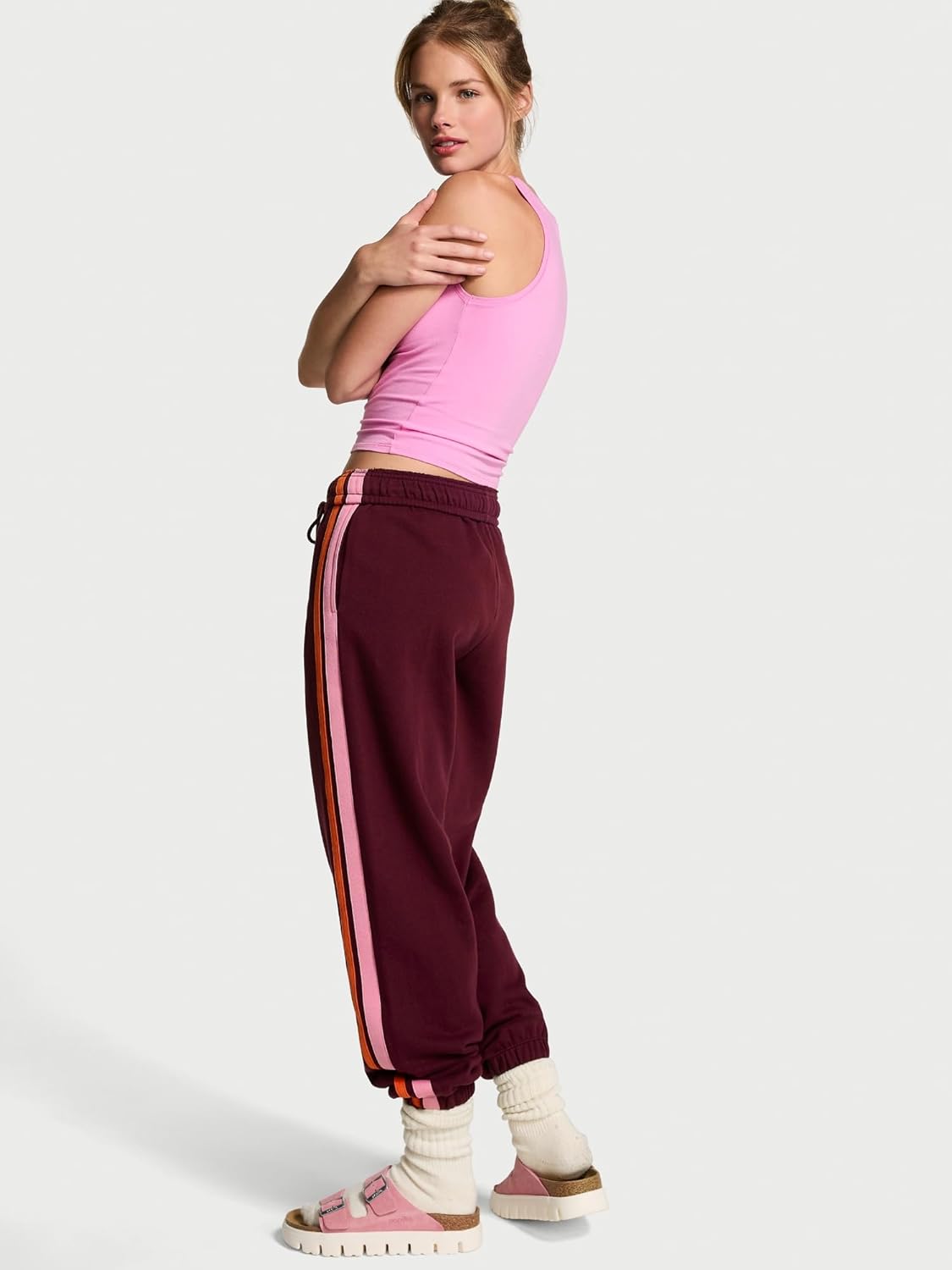 Victoria's Secret Pink Fleece Baggy Campus Sweatpants