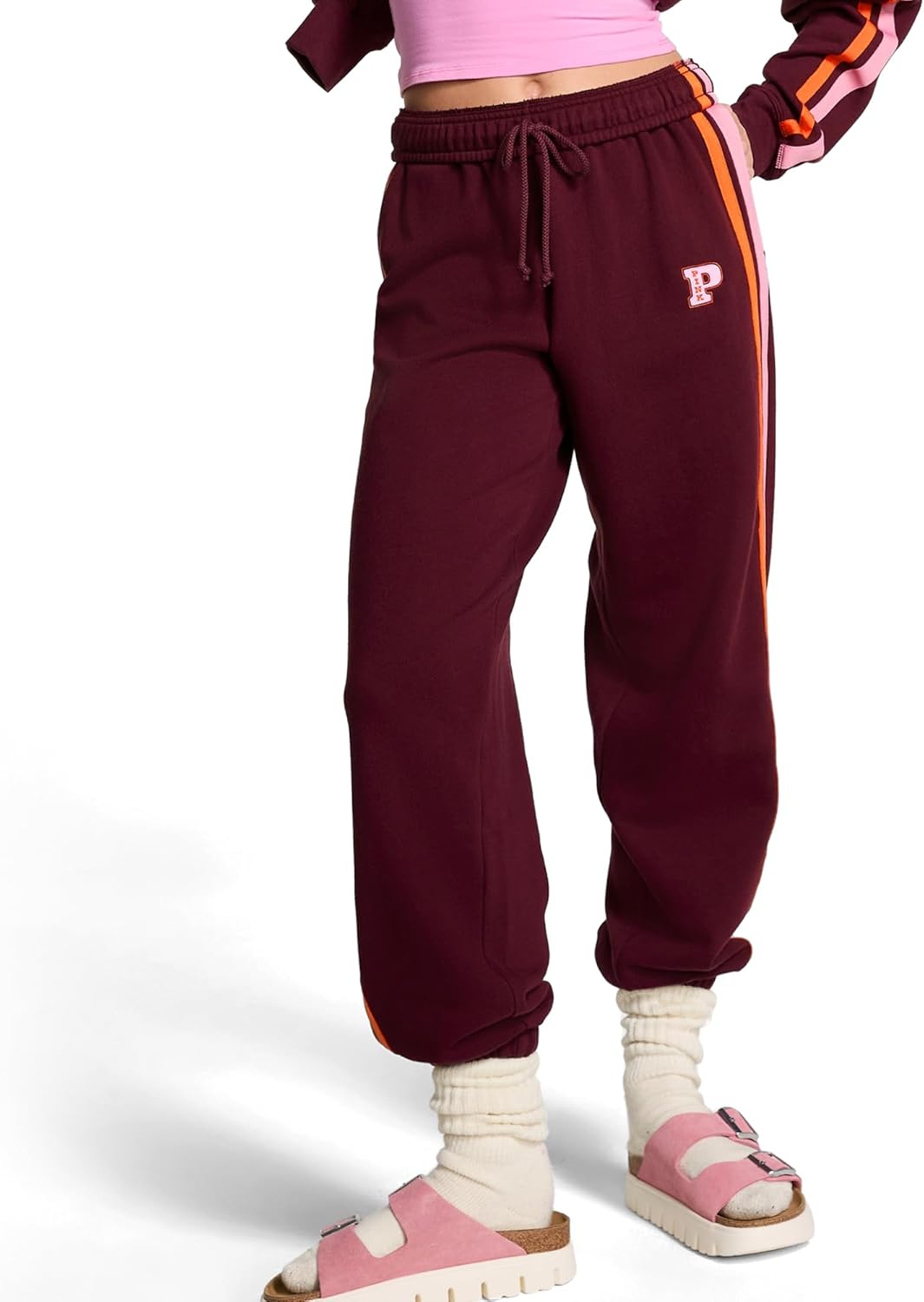 Victoria's Secret Pink Fleece Baggy Campus Sweatpants