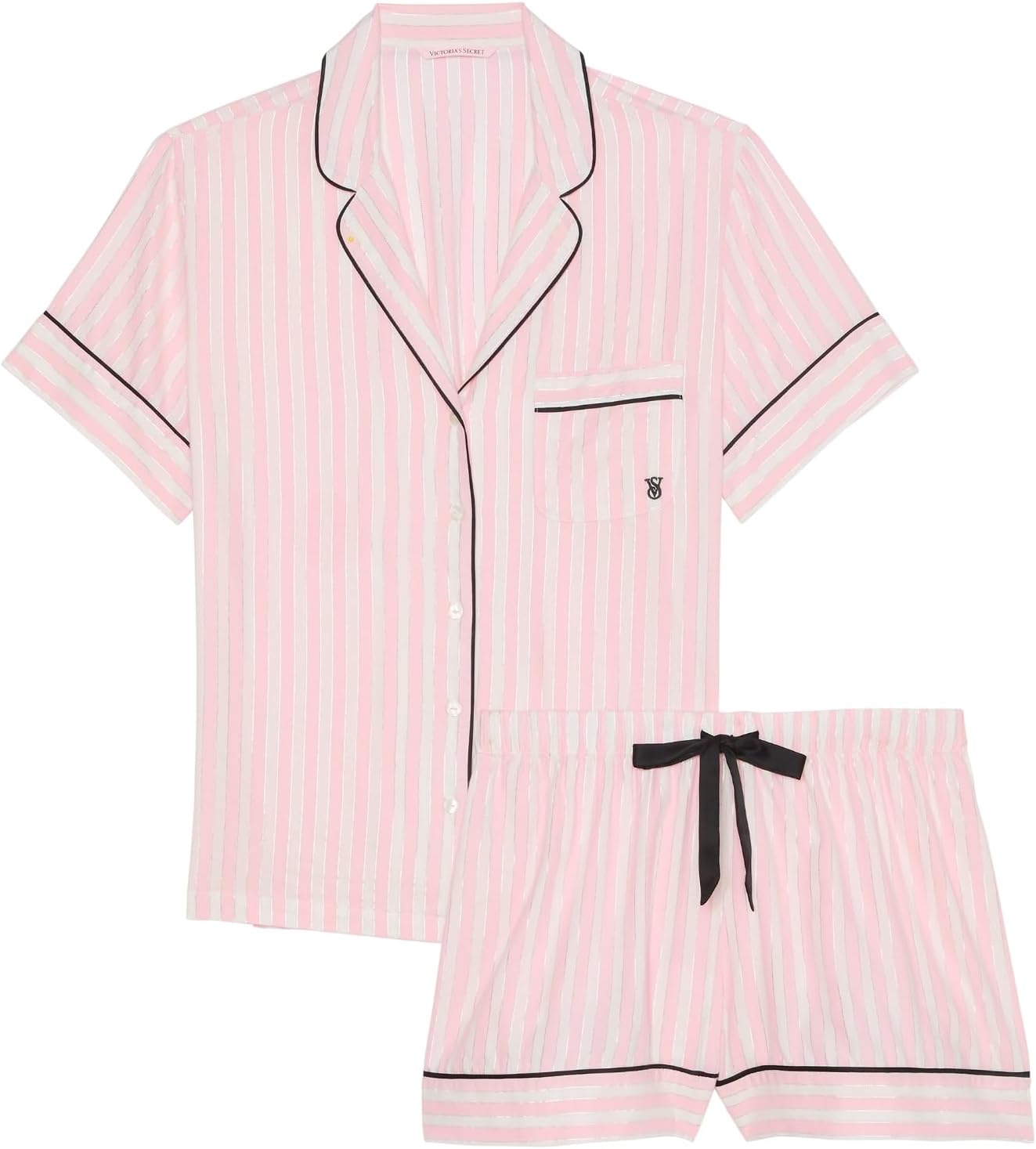 Victoria's Secret Flannel Short Pajama Set