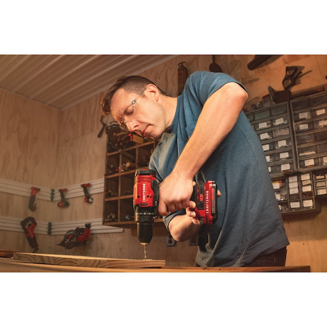 CRAFTSMAN V20 20-volt Max 1/2-in Keyless Cordless Drill (1-Battery Included, Charger Included)