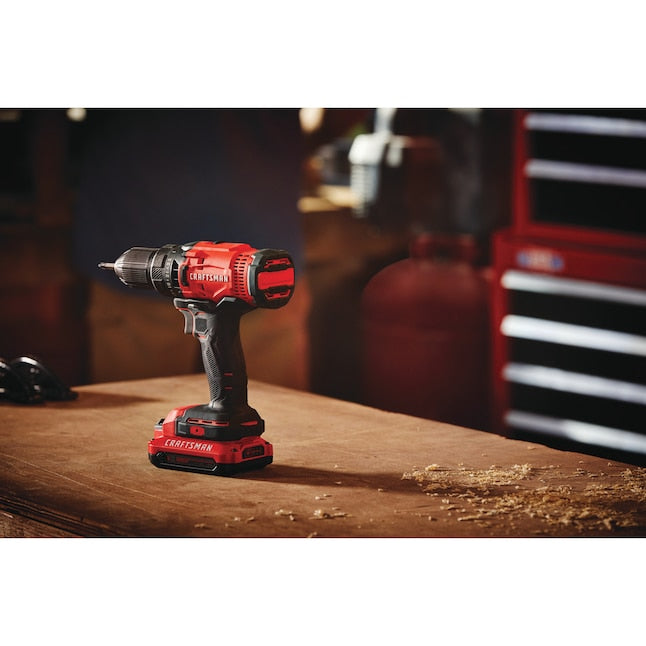 CRAFTSMAN V20 20-volt Max 1/2-in Keyless Cordless Drill (1-Battery Included, Charger Included)