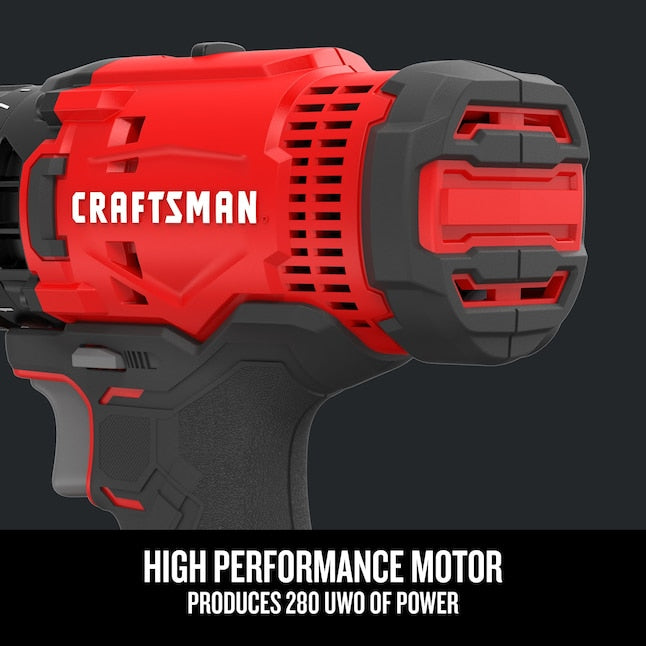 CRAFTSMAN V20 20-volt Max 1/2-in Keyless Cordless Drill (1-Battery Included, Charger Included)