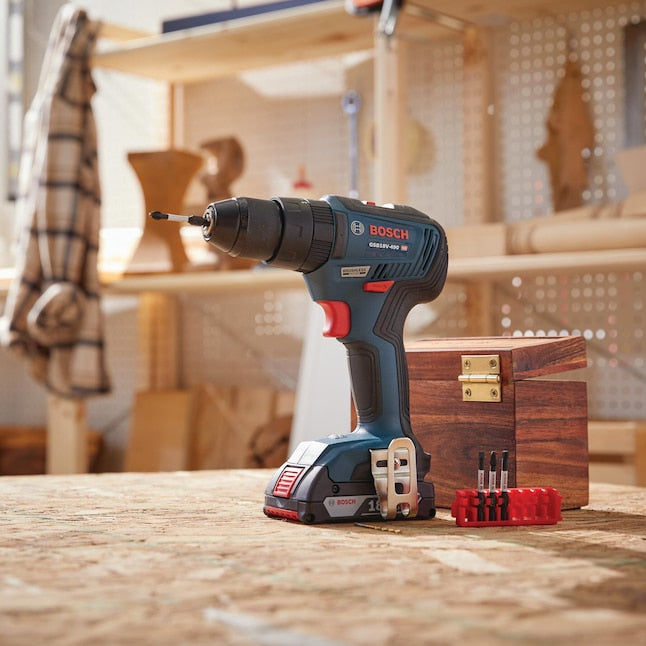 Bosch 1/2-in 18-volt Variable Brushless Cordless Hammer Drill (1-Battery and Charger Included)