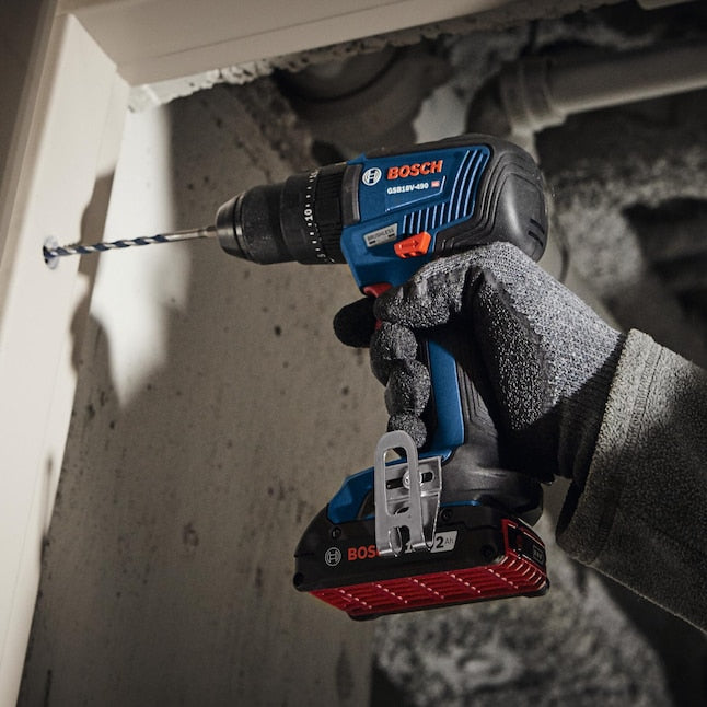 Bosch 1/2-in 18-volt Variable Brushless Cordless Hammer Drill (1-Battery and Charger Included)