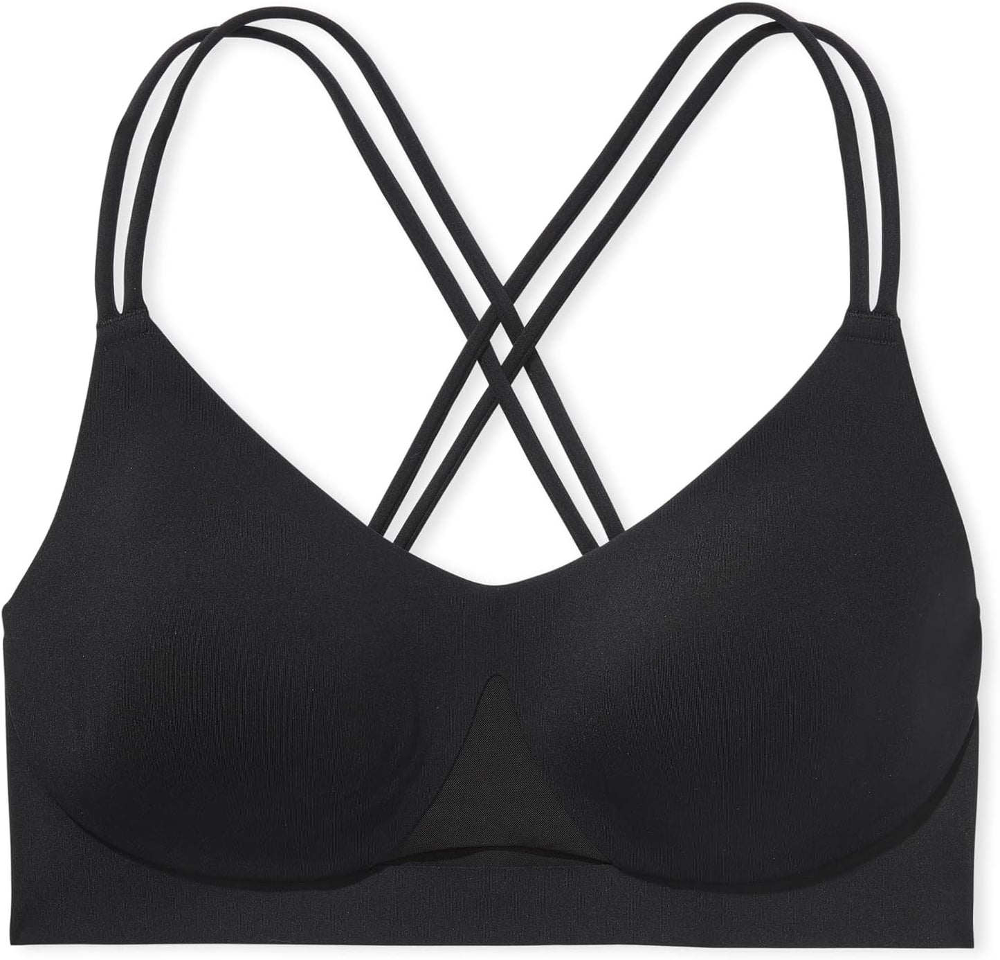 Victoria's Secret Women's VSX Elevate Strappy-Comfort Sports Bra, Low Impact Wireless Sports Bra, Bras for Women (XS-XXL)