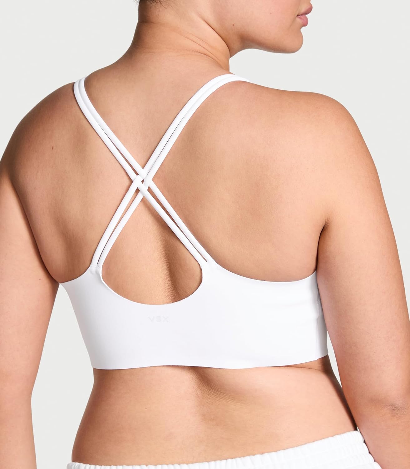 Victoria's Secret Women's VSX Elevate Strappy-Comfort Sports Bra, Low Impact Wireless Sports Bra, Bras for Women (XS-XXL)