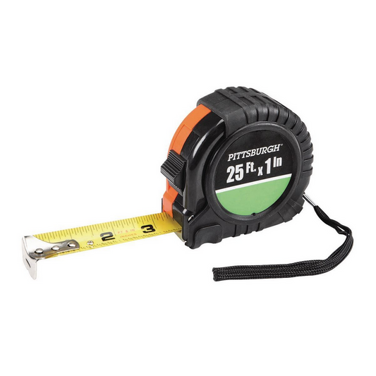 Pittsburgh 25 Ft. X 1 Pulgadas Quikfind Cinta Metrica N0016