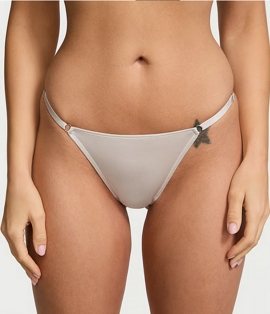 Starstruck Hardware Adjustable V-String Panty (Delfin GreyCopy)