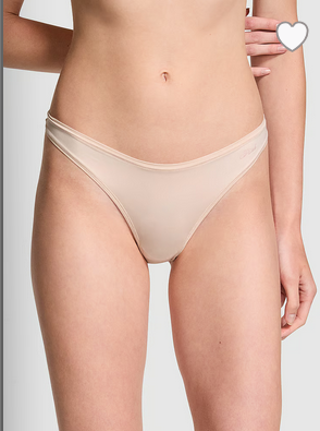 Base Stretch Thong Panty (Marzipan)