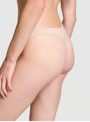 Base Stretch Thong Panty (Marzipan)