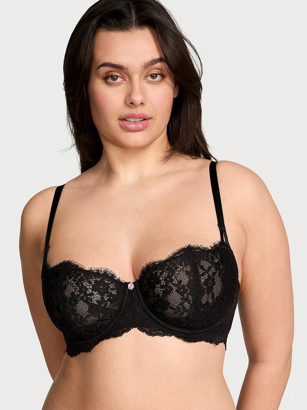 VICTORIA SECRET Dream Angels Wicked Unlined Lace Balconette Bra