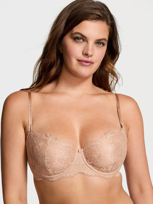 VICTORIA'S SECRET Dream Angels Wicked Unlined Lace Balconette Bra.