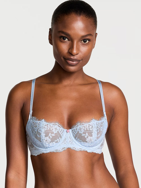 VICTORIA SECRET Dream Angels Wicked Twinkle Strap Unlined Lace Balconette Bra Innovation