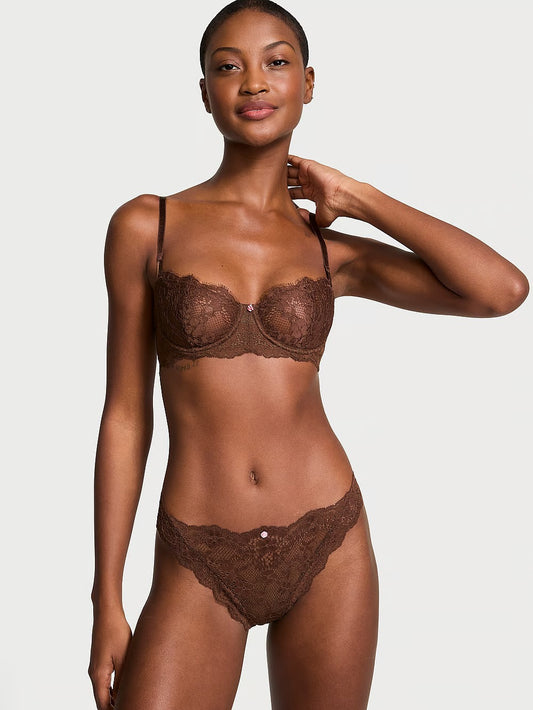 VICTORIA SECRET Dream Angels Wicked Twinkle Strap Unlined Lace Balconette Bra Innovation