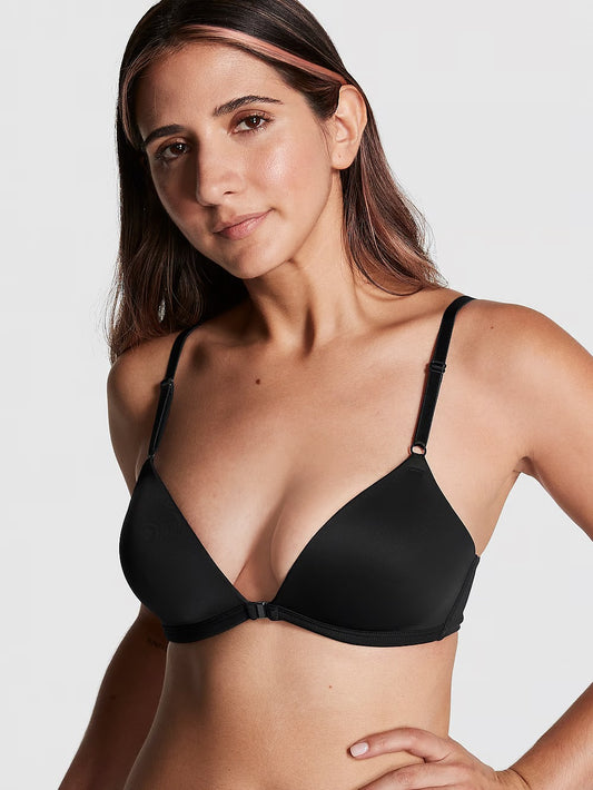 Sujetador sin aros con forro ligero y cierre frontal adaptable Wear Everywhere de Victoria's Secret para mujer (32A-38DD)