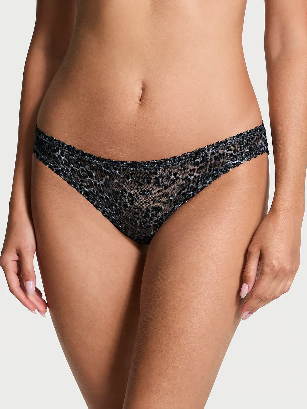 VICTORIA SECRET Sequin Posey Lace Bikini Panty