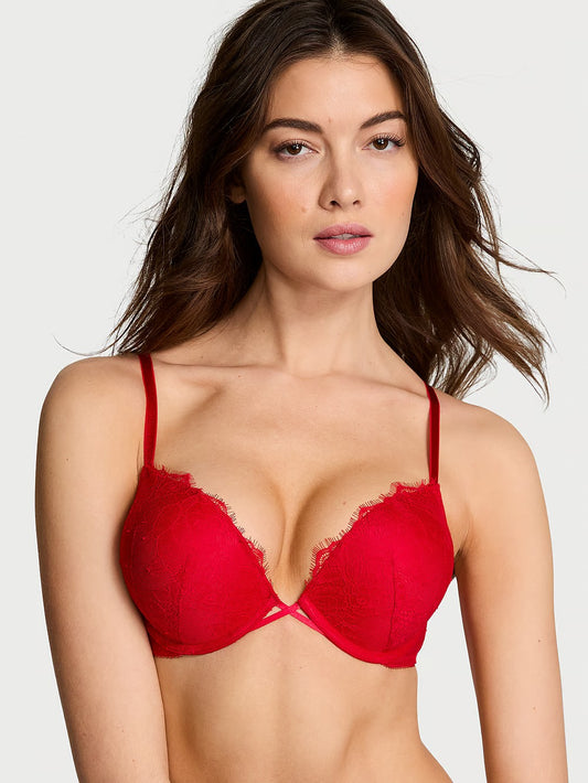 Victoria Secret Bombshell Add-2-Cups Starstruck Shine Push-Up Bra